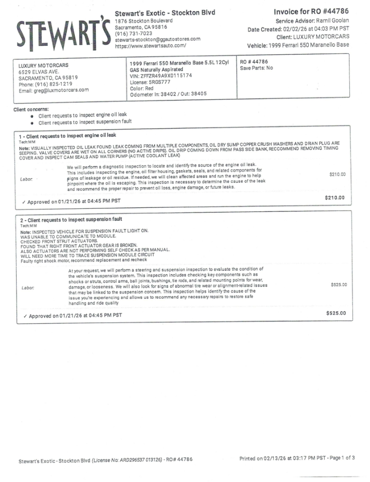 Ferrari 550 Maranello  1999