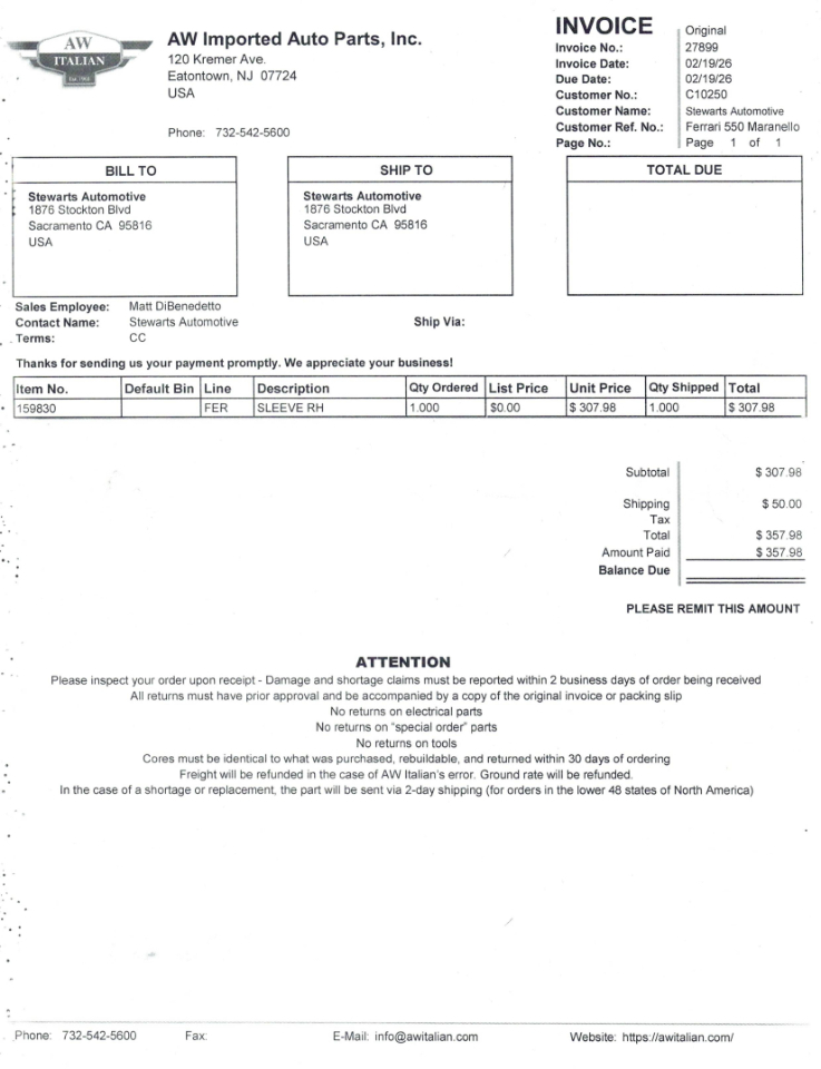 Ferrari 550 Maranello  1999