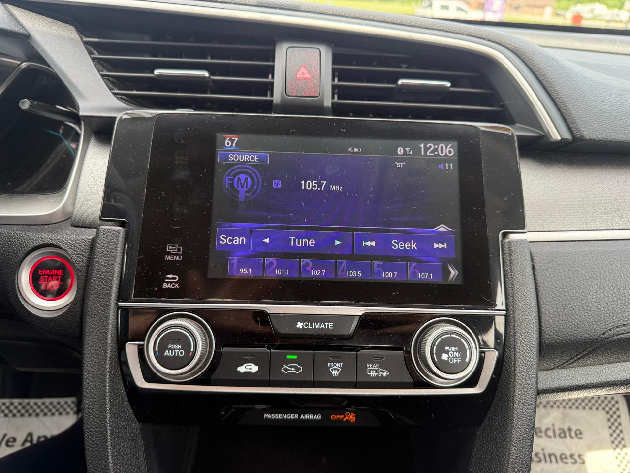 Honda Civic EX Sedan CVT 2016