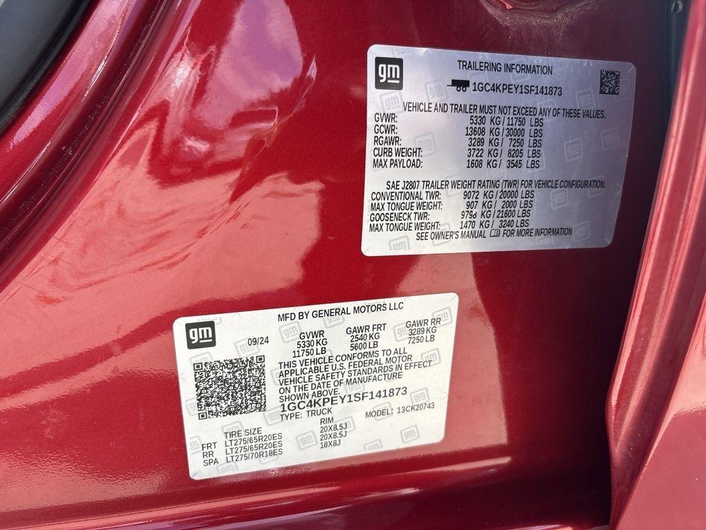 Chevrolet Silverado 2500HD LTZ Crew Cab Long Box 4WD 2025