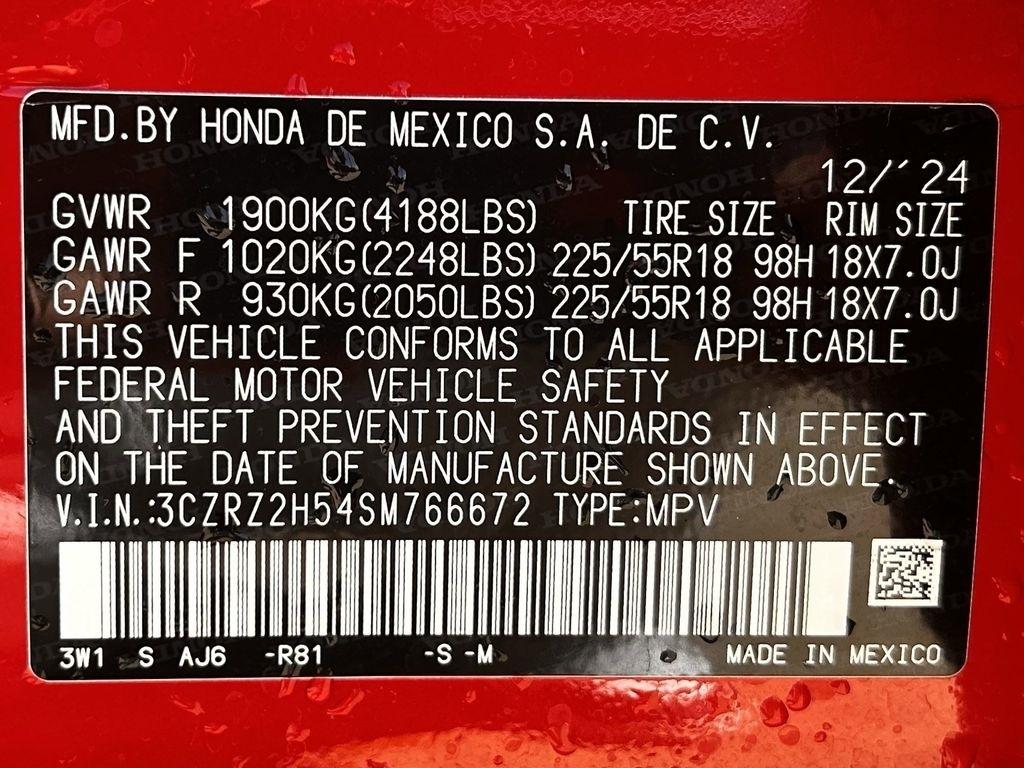 Honda HR-V Sport AWD 2025