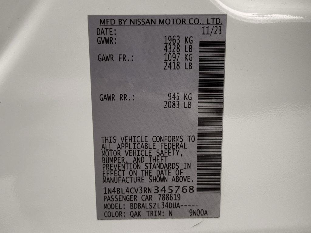 Nissan Altima 2.5 SR 2024