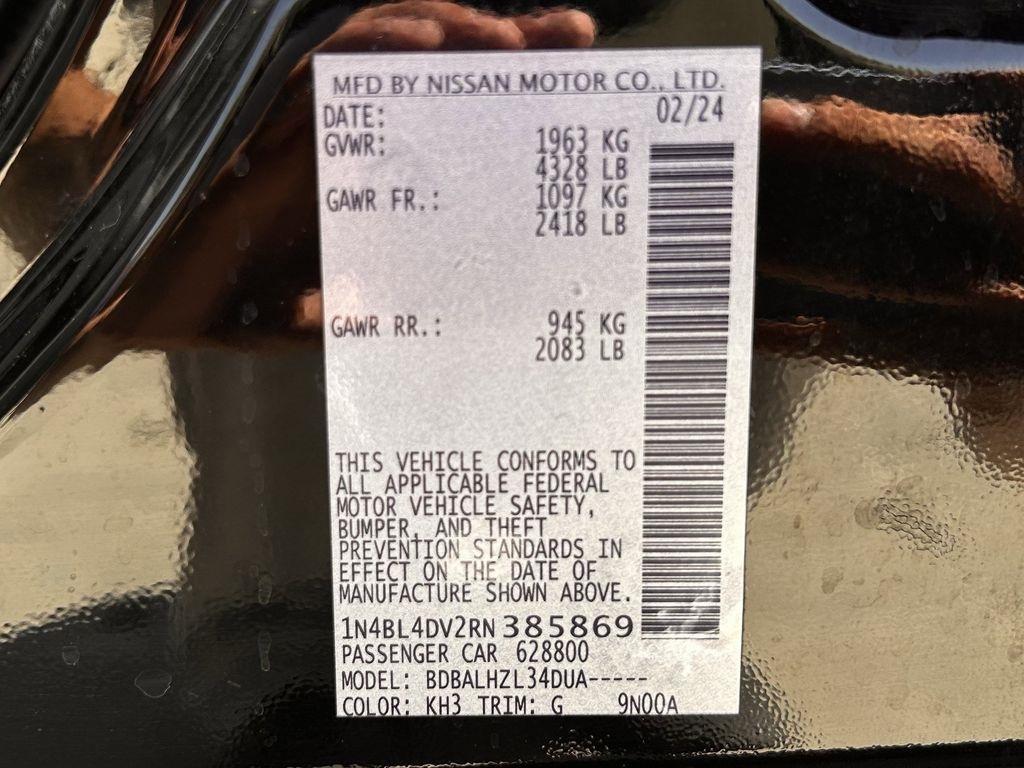 Nissan Altima 2.5 SV 2024