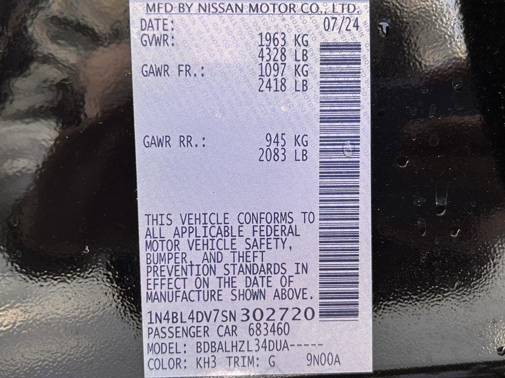 Nissan Altima 2.5 SV 2025