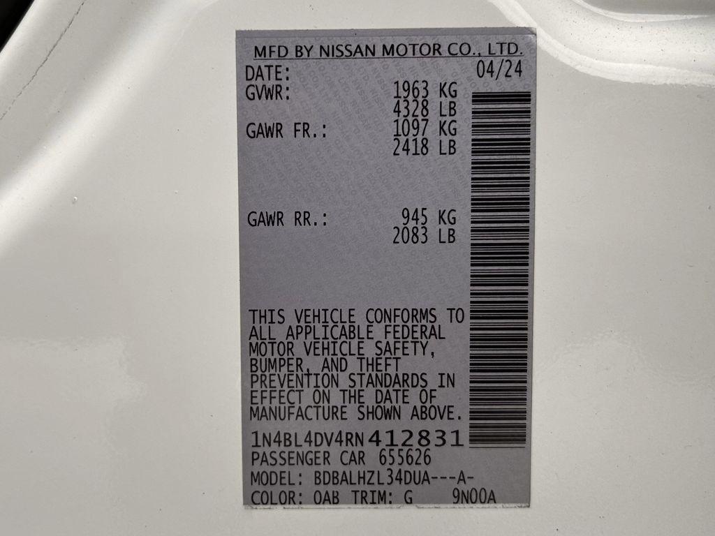 Nissan Altima 2.5 SV 2024