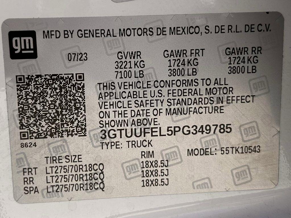 GMC Sierra 1500 AT4X Crew Cab 4WD 2023