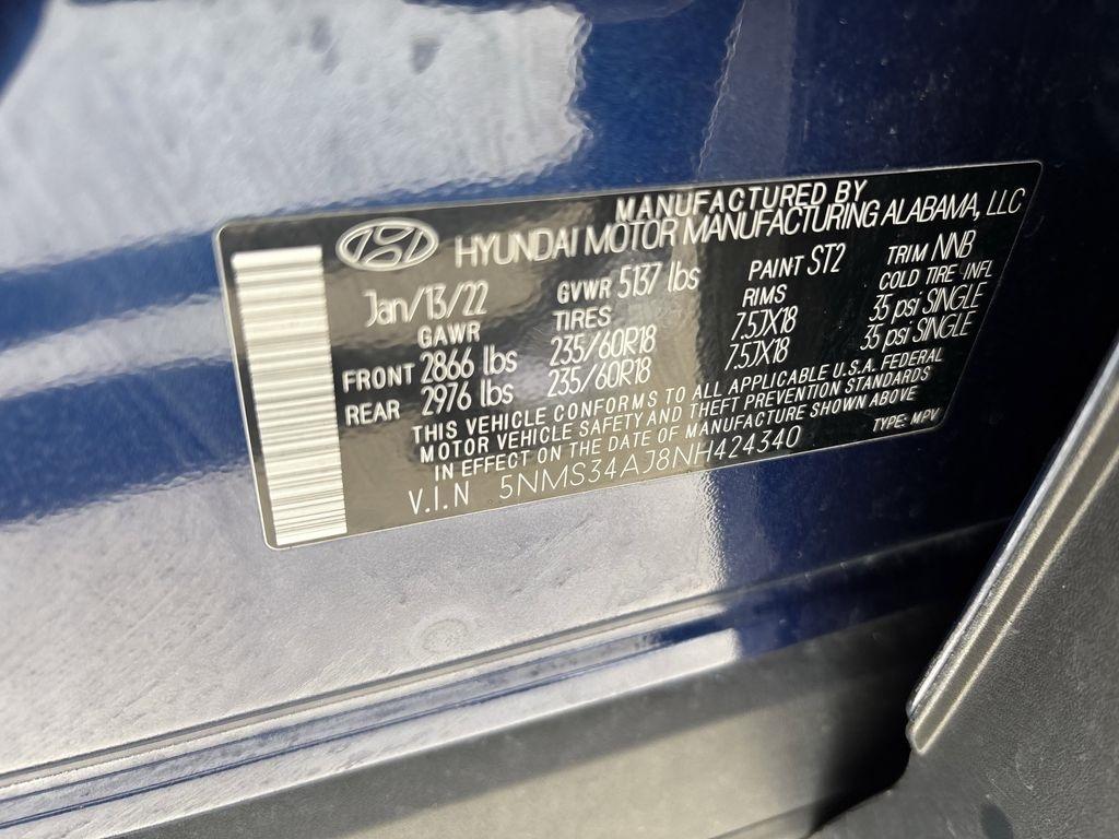 Hyundai Santa Fe SEL w/Premium Package 2022