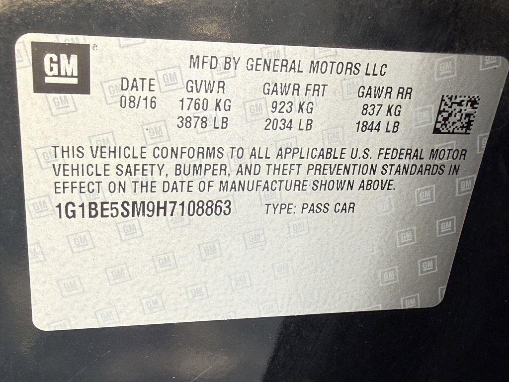 Chevrolet Cruze LT Auto 2017