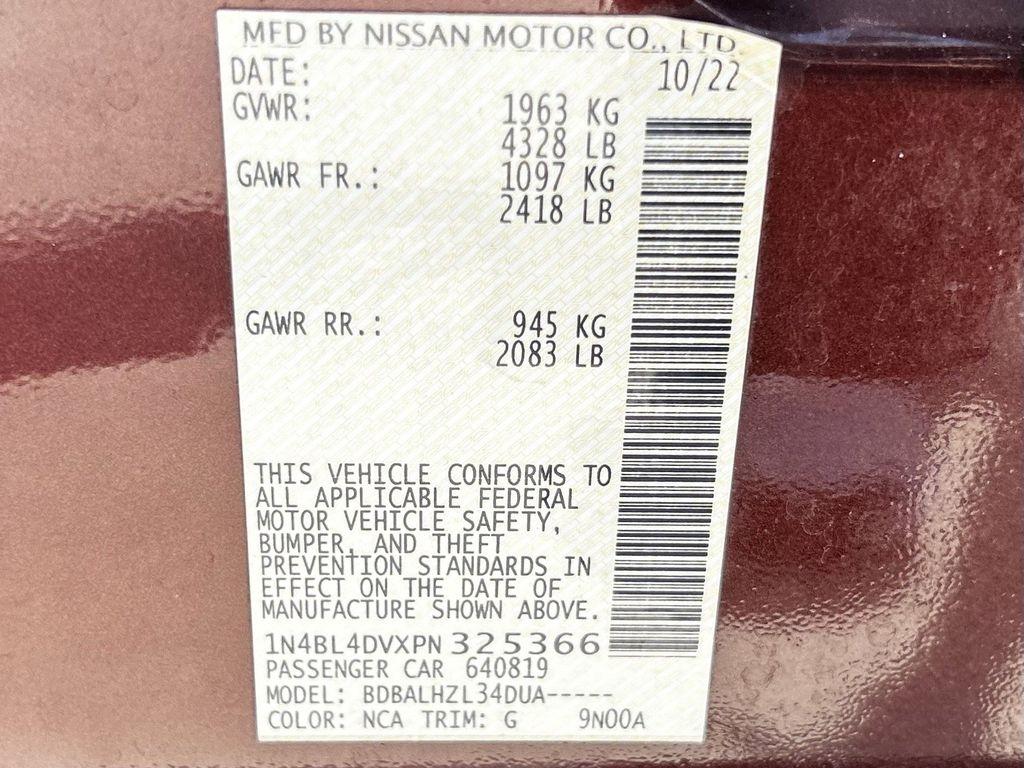 Nissan Altima 2.5 SV 2023