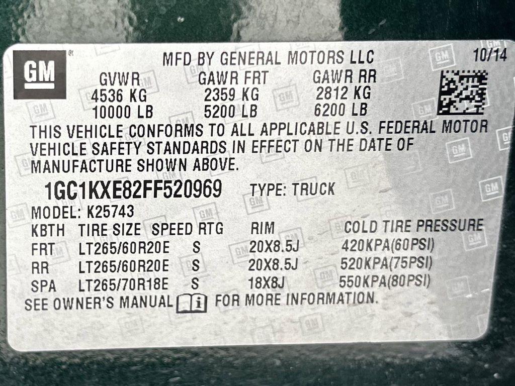 Chevrolet Silverado 2500HD LT Crew Cab 4WD 2015