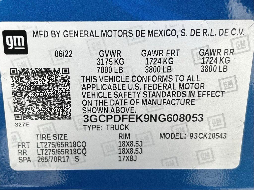 Chevrolet Silverado 1500 High Country Crew Cab 4WD 2022