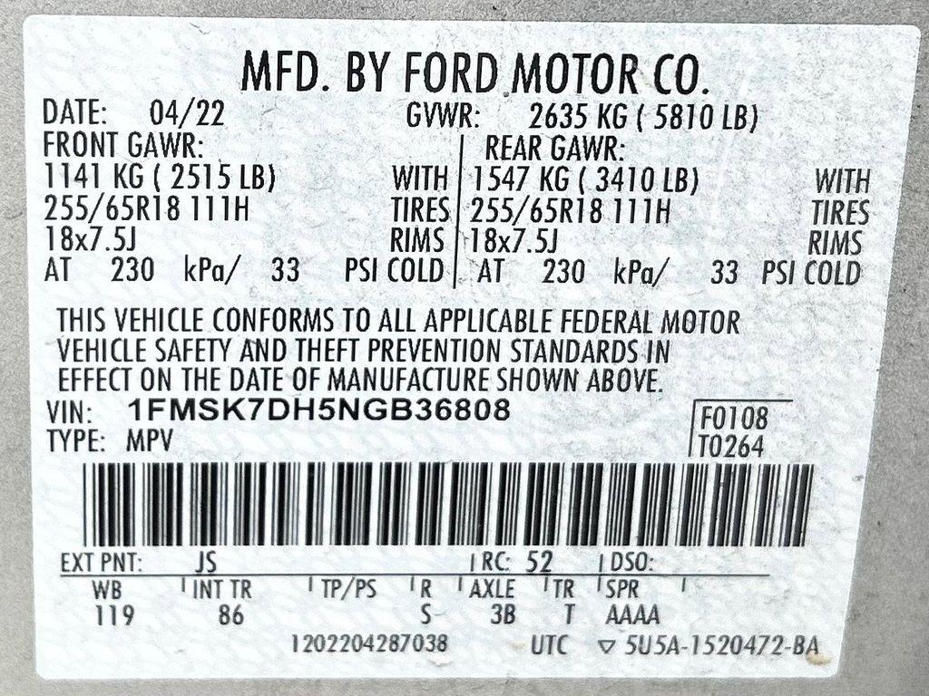 Ford Explorer XLT 2022