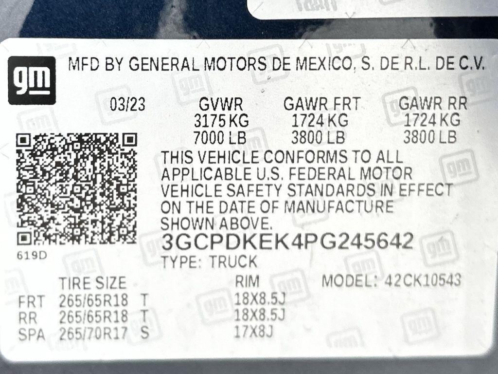 Chevrolet Silverado 1500 LT-L Crew Cab 4WD 2023