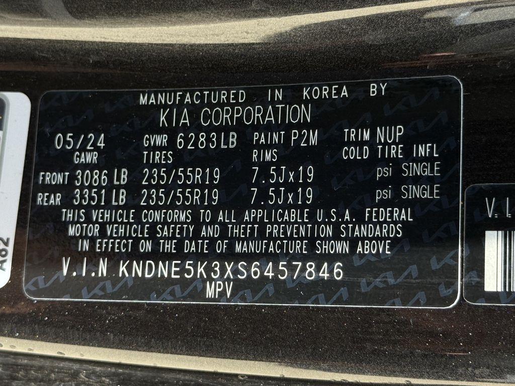 Kia Carnival SX Prestige 2025