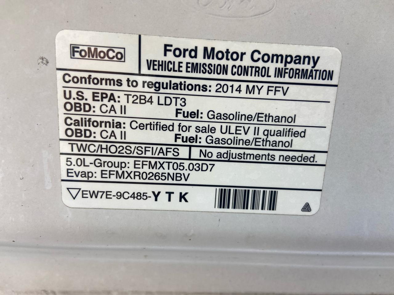 Ford F-150 XL SuperCab 8-ft. Bed 4WD 2014