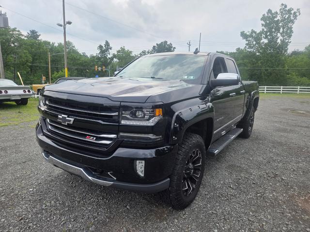 Black 2017 Chevrolet Silverado 1500 Pickup Truck Four-Wheel Drive Automatic