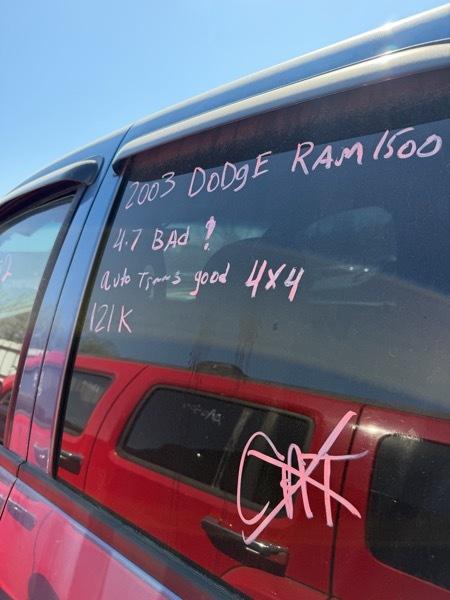 Dodge Ram 1500 ST Quad Cab Short Bed 4WD 2003