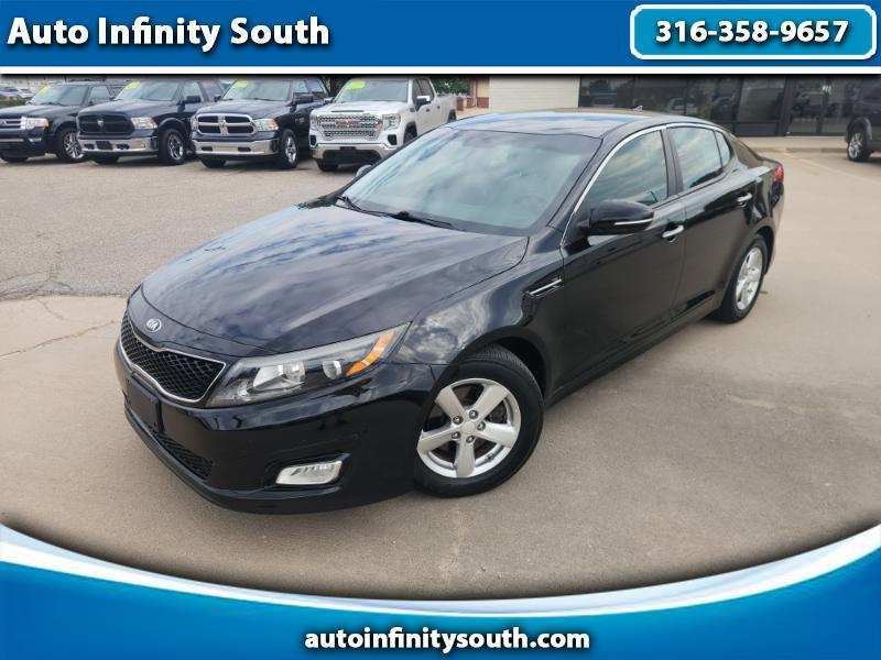 Black 2015 Kia Optima Sedan Front-Wheel Drive Automatic