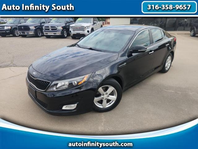 Black 2015 Kia Optima Sedan Front-Wheel Drive Automatic