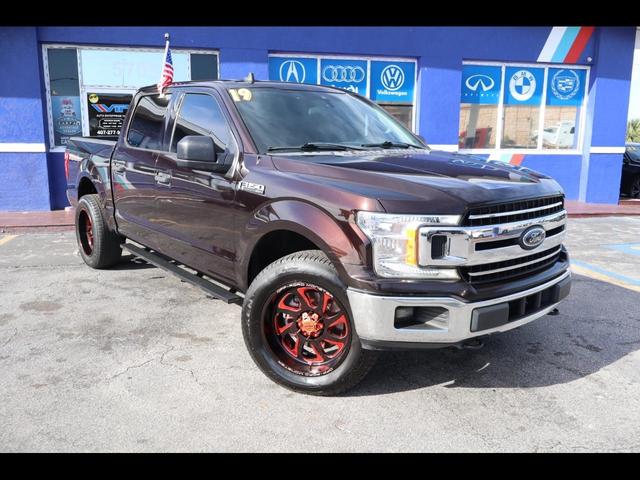 Black 2019 Ford F-150 Lariat SuperCrew 4WD Pickup Truck Four-Wheel Drive Automatic