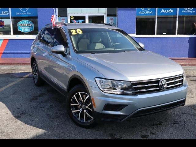 Silver 2020 Volkswagen Tiguan SE R-Line Black FWD SUV / Crossover Front-Wheel Drive Automatic