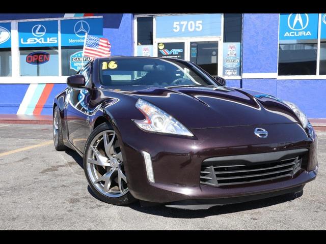 Red (Burgundy) 2016 Nissan 370Z Touring Coupe Rear-Wheel Drive Automatic