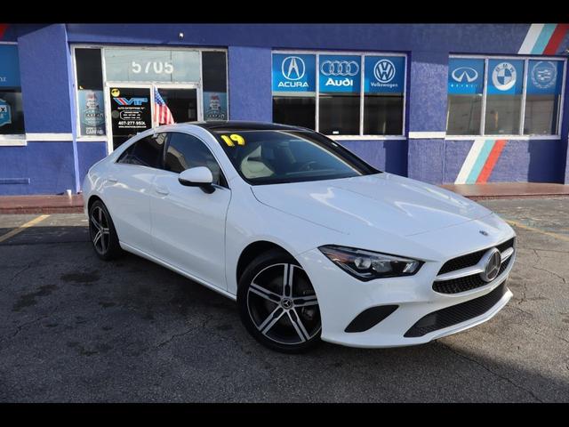 White 2020 Mercedes-Benz CLA 250 FWD Coupe Front-Wheel Drive Automatic