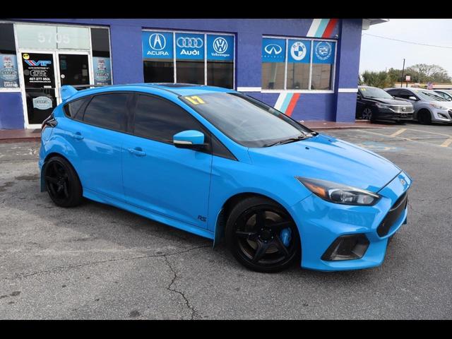 Blue 2017 Ford Focus RS Hatchback Hatchback All-Wheel Drive Manual