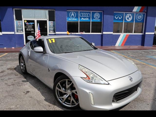 Silver 2017 Nissan 370Z Sport Tech Coupe Rear-Wheel Drive Automatic