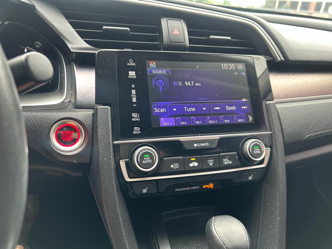 Honda Civic EX-TL Sedan CVT 2018