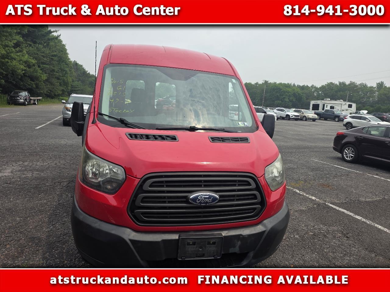 2015 Ford Transit Cargo Van T-250 148" Med Rf 9000 GVWR Sliding RH Dr