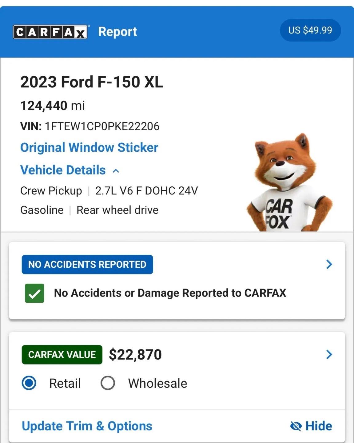 Ford F-150 Lariat 2WD SuperCrew 5.5' Box 2023