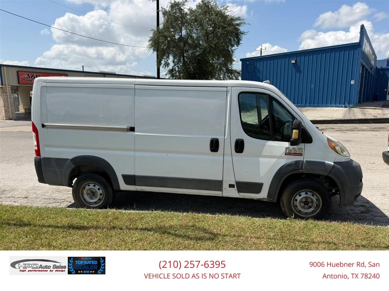 RAM ProMaster Cargo Van 1500 Low Roof 136" WB 2017