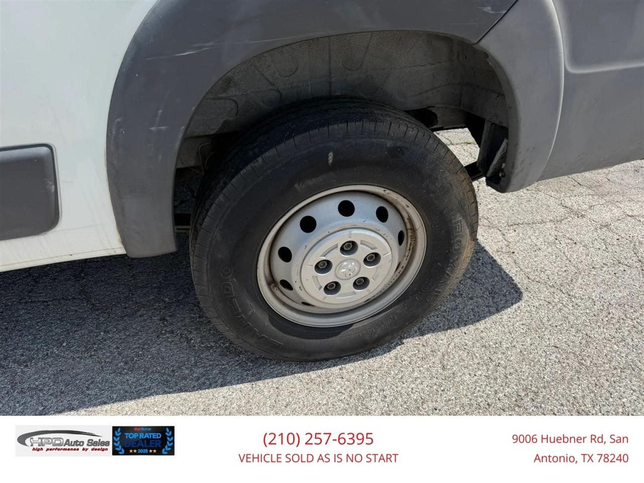 RAM ProMaster Cargo Van 1500 Low Roof 136" WB 2017