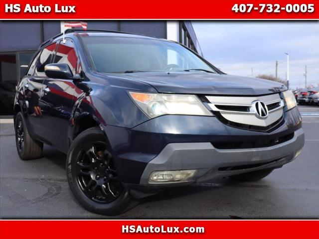 Bali Blue Pearl 2009 Acura MDX SH-AWD SUV / Crossover All-Wheel Drive Automatic