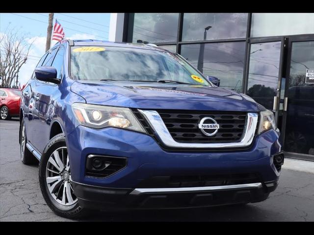 Caspian Blue 2017 Nissan Pathfinder SV SUV / Crossover Front-Wheel Drive Automatic