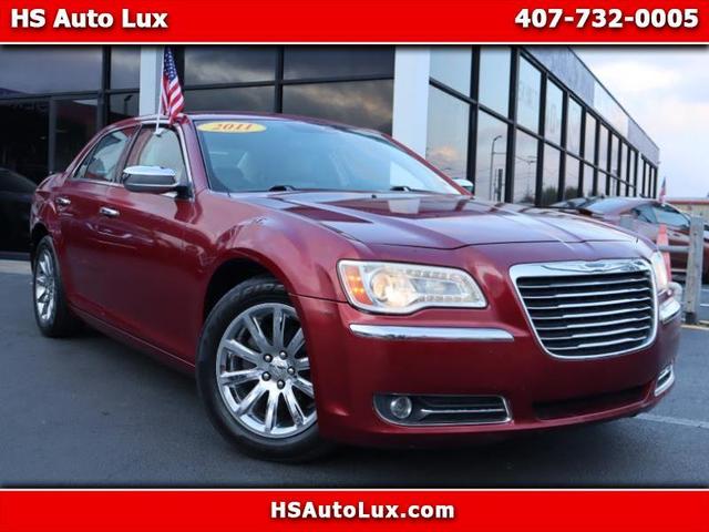 Red 2011 Chrysler 300 Limited RWD Sedan Rear-Wheel Drive Automatic