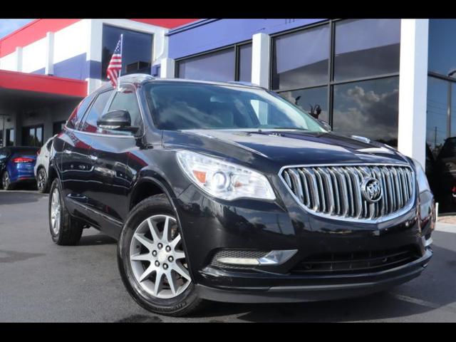 Black 2014 Buick Enclave Leather FWD SUV / Crossover Front-Wheel Drive Automatic