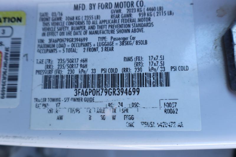 Ford Fusion S 4D Sedan 2016