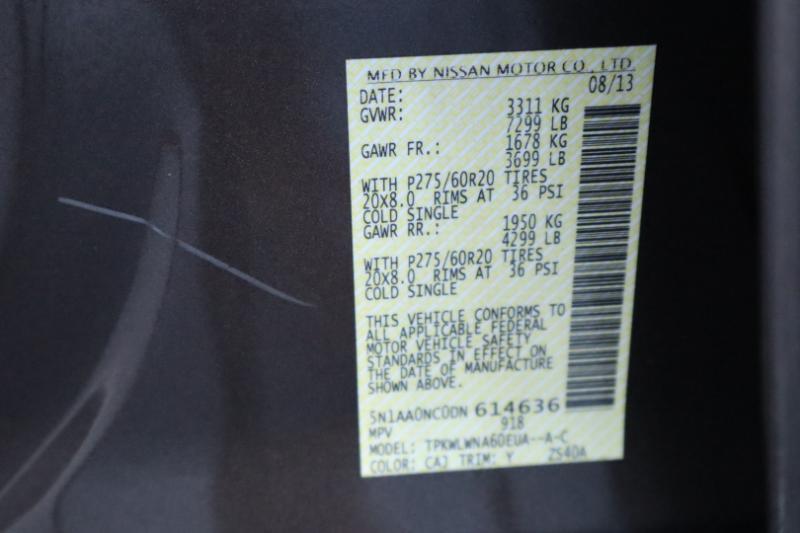 Nissan Armada SL 4WD 2013