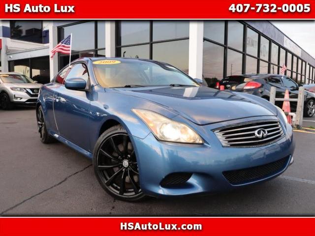 Blue 2009 INFINITI G37 Coupe Automatic