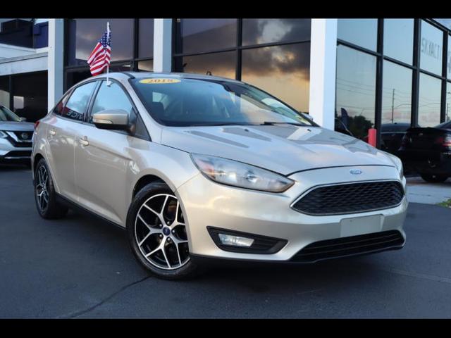 Gray 2018 Ford Focus SEL Sedan Front-Wheel Drive Automatic