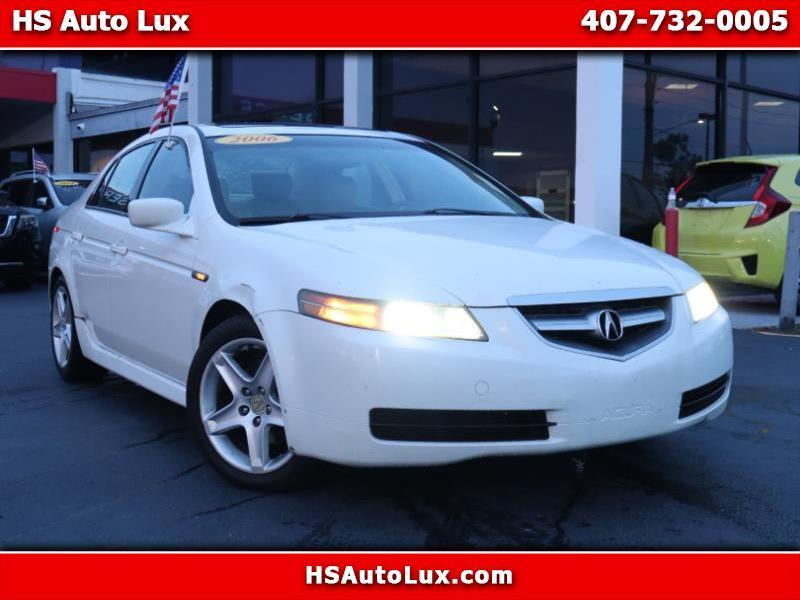 White 2006 Acura TL FWD Sedan Front-Wheel Drive Automatic
