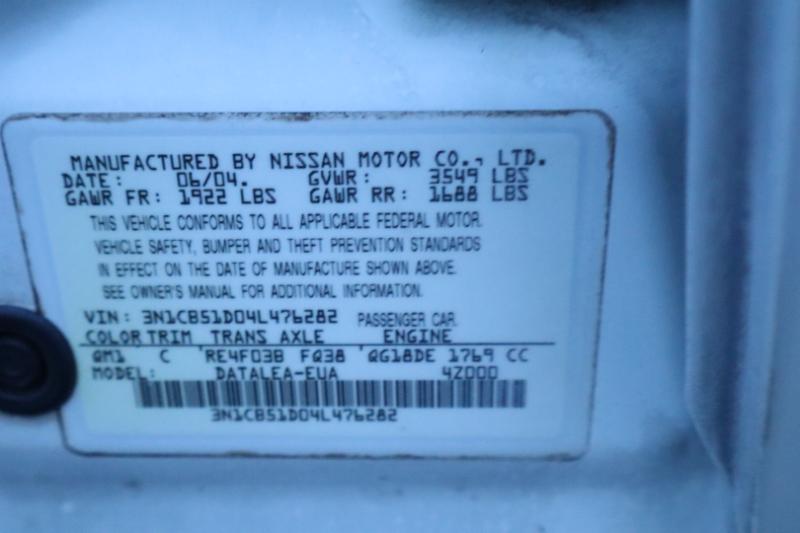 Nissan Sentra 1.8 2004