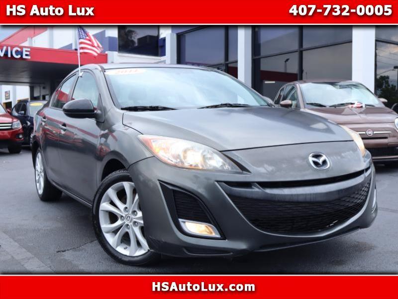 Gray 2011 Mazda MAZDA3 s Sport Sedan Front-Wheel Drive Automatic