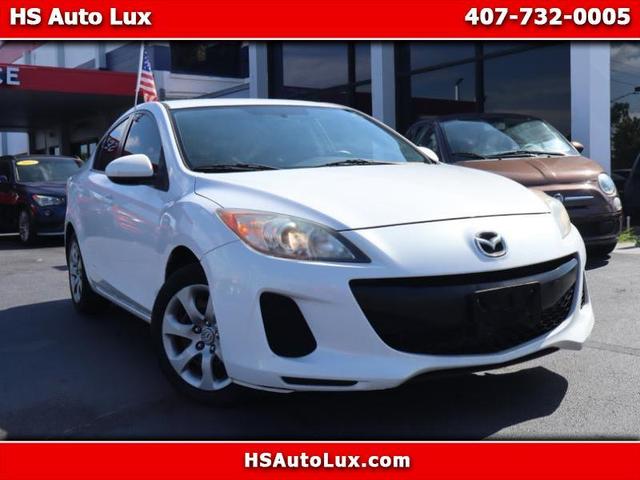 White 2012 Mazda MAZDA3 Sedan Front-Wheel Drive Automatic