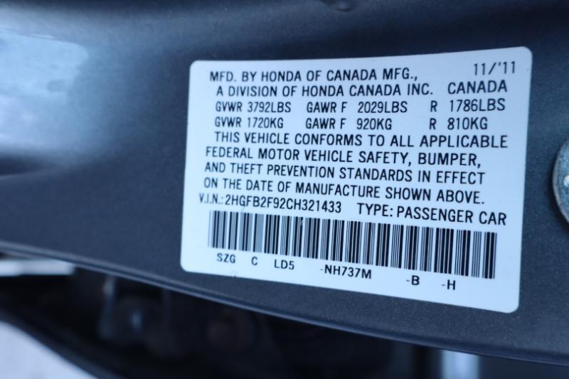 Honda Civic EX-L Sedan 5-Speed AT 2012