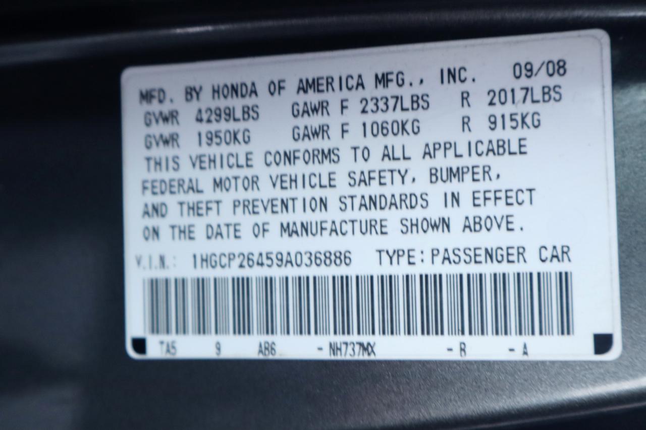 Honda Accord Sdn 4dr I4 Auto LX-P 2009