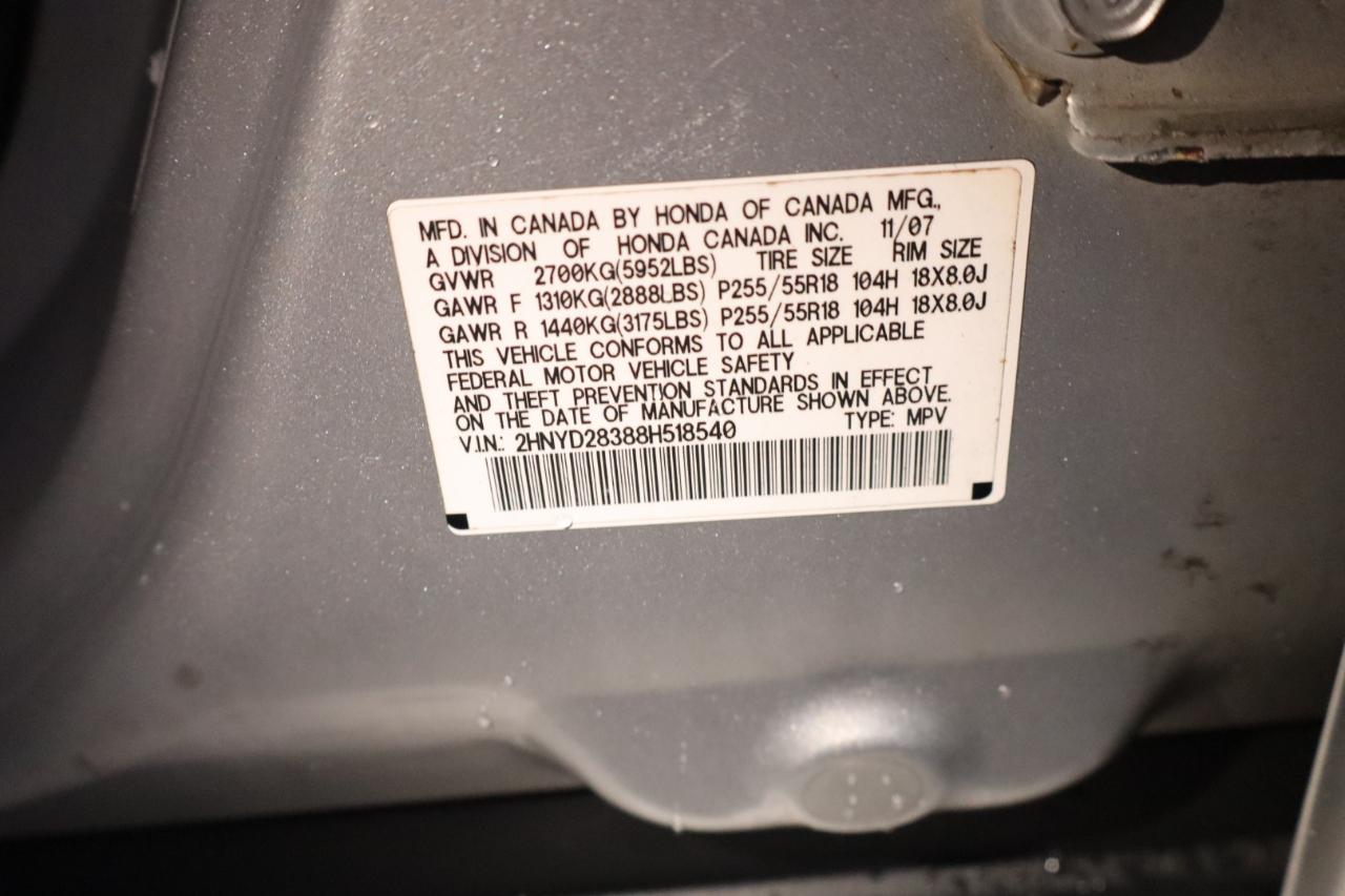 Acura MDX 4WD 4dr Tech Pkg 2008