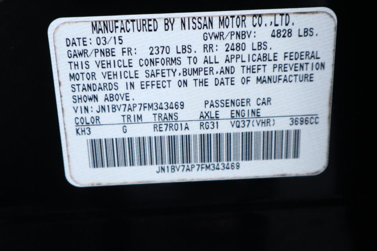 Infiniti Q50 4dr Sdn Premium RWD 2015